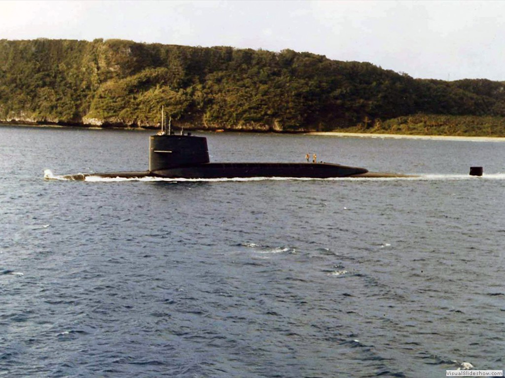 USS Patrick Henry (SSBN-599) Guam 1976.