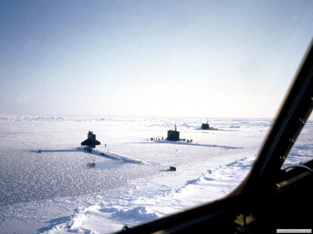 USS Ray (SSN-653), USS Hawkbill (SSN-666), and USS Archerfish (SSN-678)