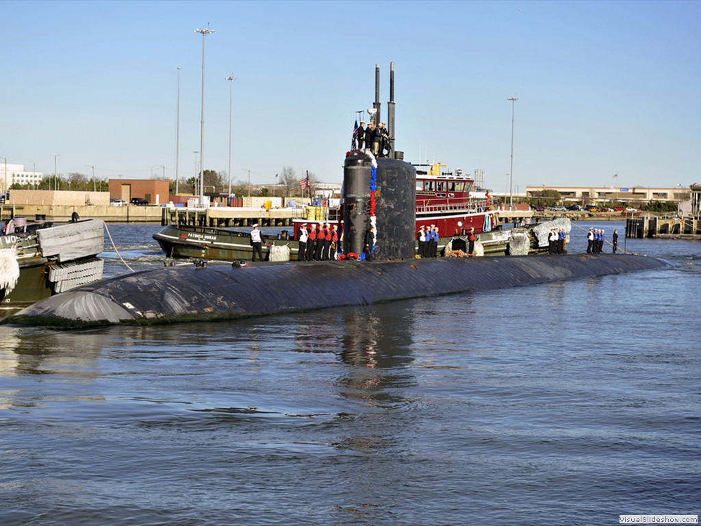 USS Scranton (SSN 756) returns to Naval Station Norfolk, VA